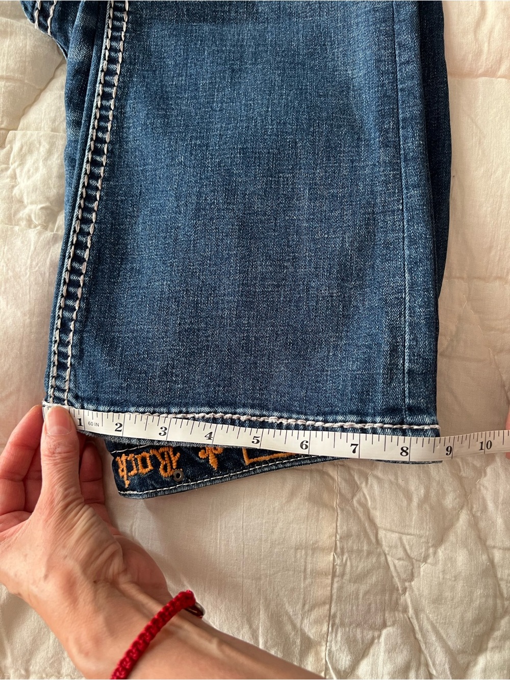 Miss Me Rock Revival Tania Dark Denim Jeans - Picture 3 of 5